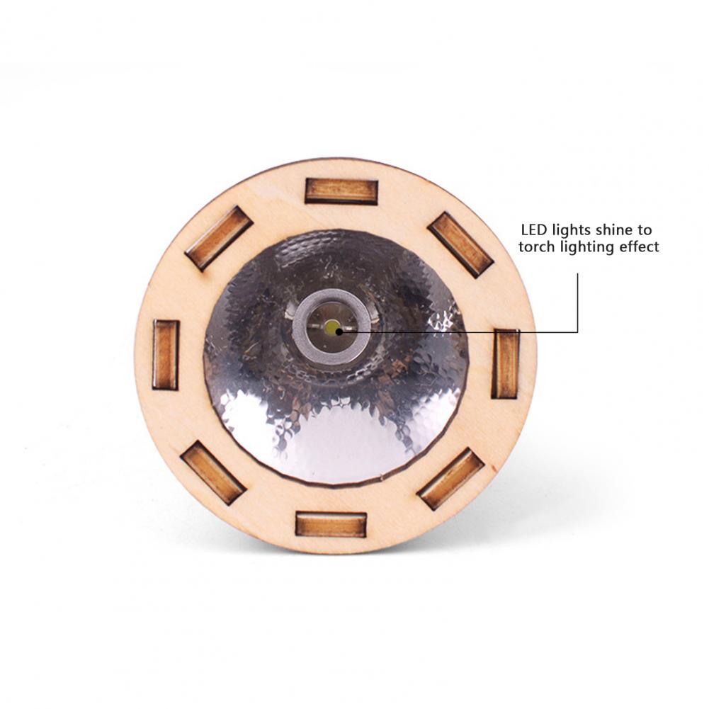 Wooden DIY Flashlight Puzzle K - Science Hobbyist ulasan dan harga