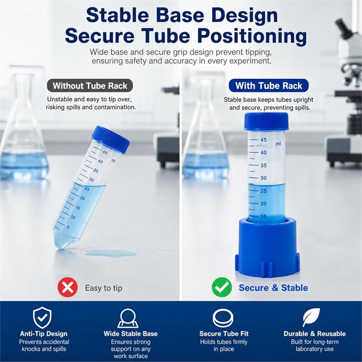 A1380K Centrifuge Tube Rack, P - Hobby Science Lab ulasan dan harga