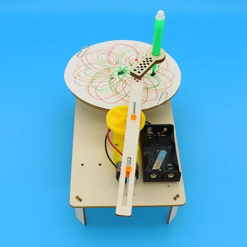 DIY Creative  wooden electric  - Science Project Robot ulasan dan harga